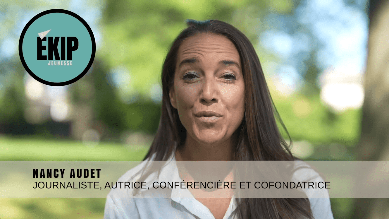 Portrait of Nancy Audet, spokesperson for Ékip Jeunesse