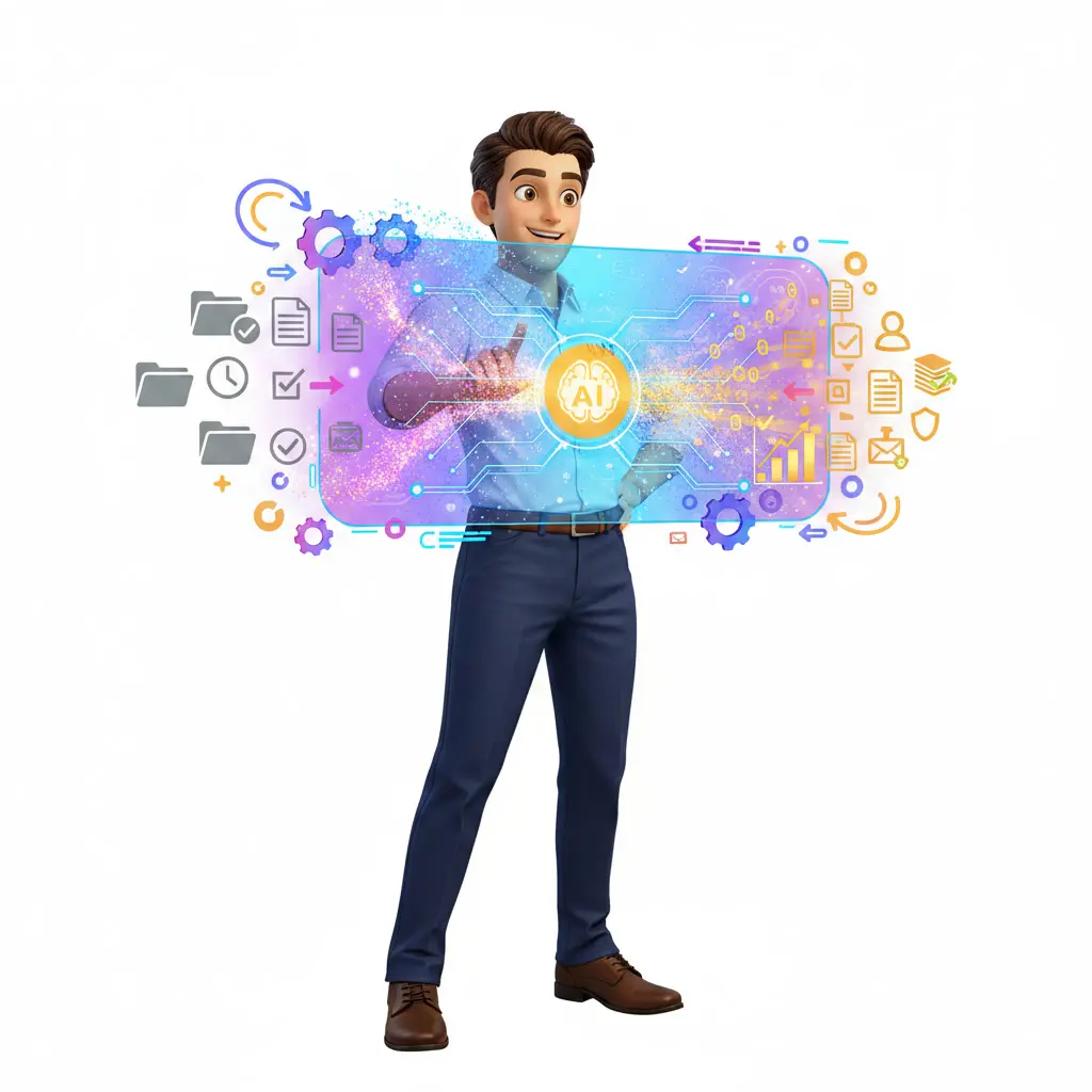 Démonstration d’un agent d’intelligence artificielle traitant un flux de documents d’entreprise