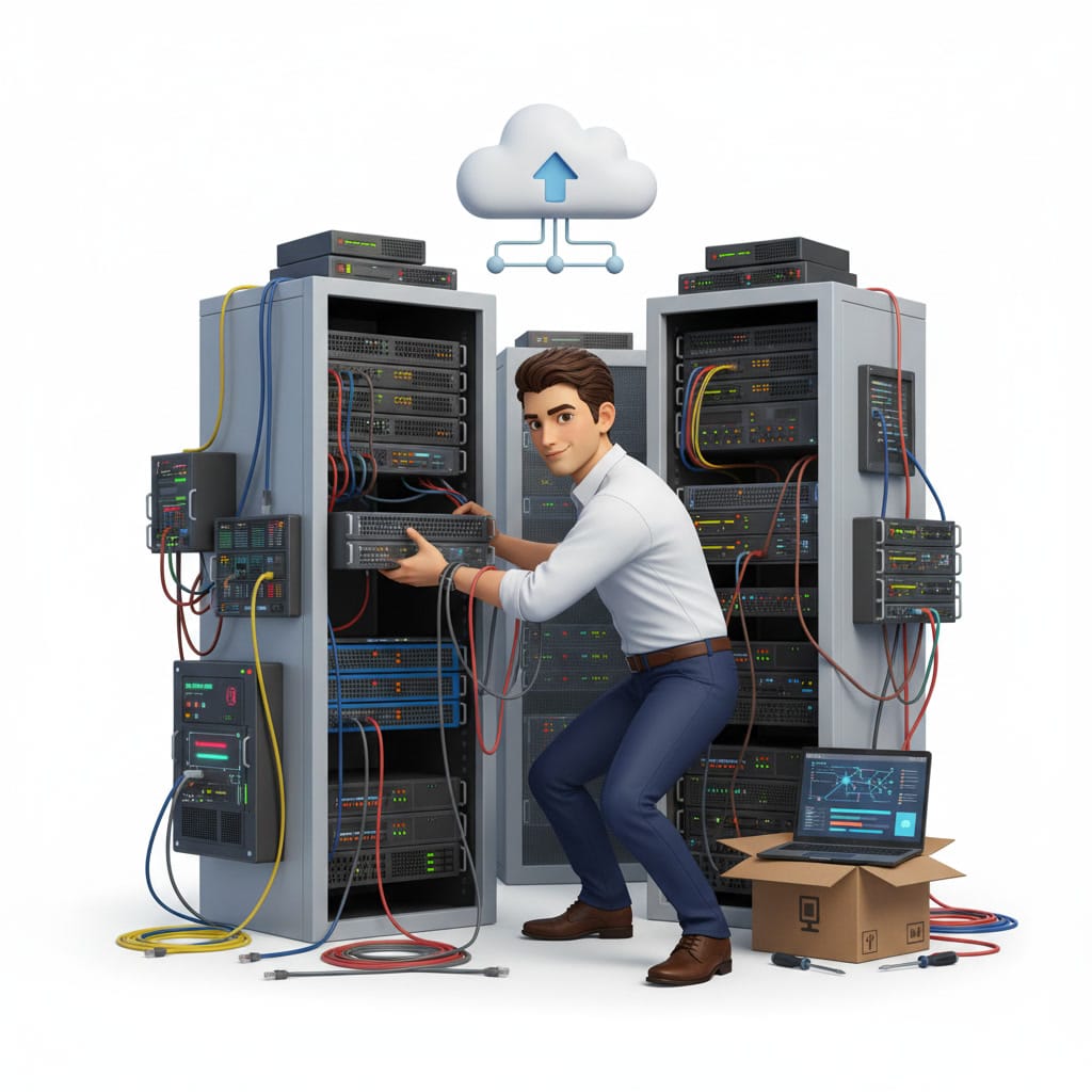 Network equipment for VoIP telephony at a Quebec small business