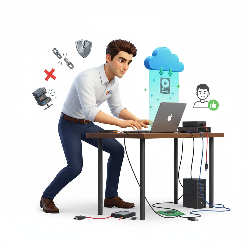 OKTO Solutions restoring a client’s IT environment