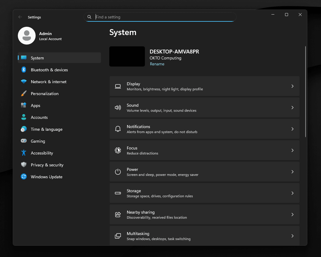 Aligner le menu démarrer à gauche dans Windows 11