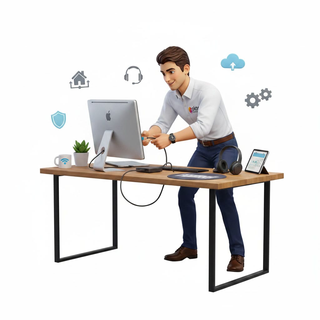 Monitoring the IT environment of a Laval company