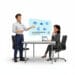 Plan d'automatisation par intelligence artificielle présenté à une cliente pour accroître la productivité