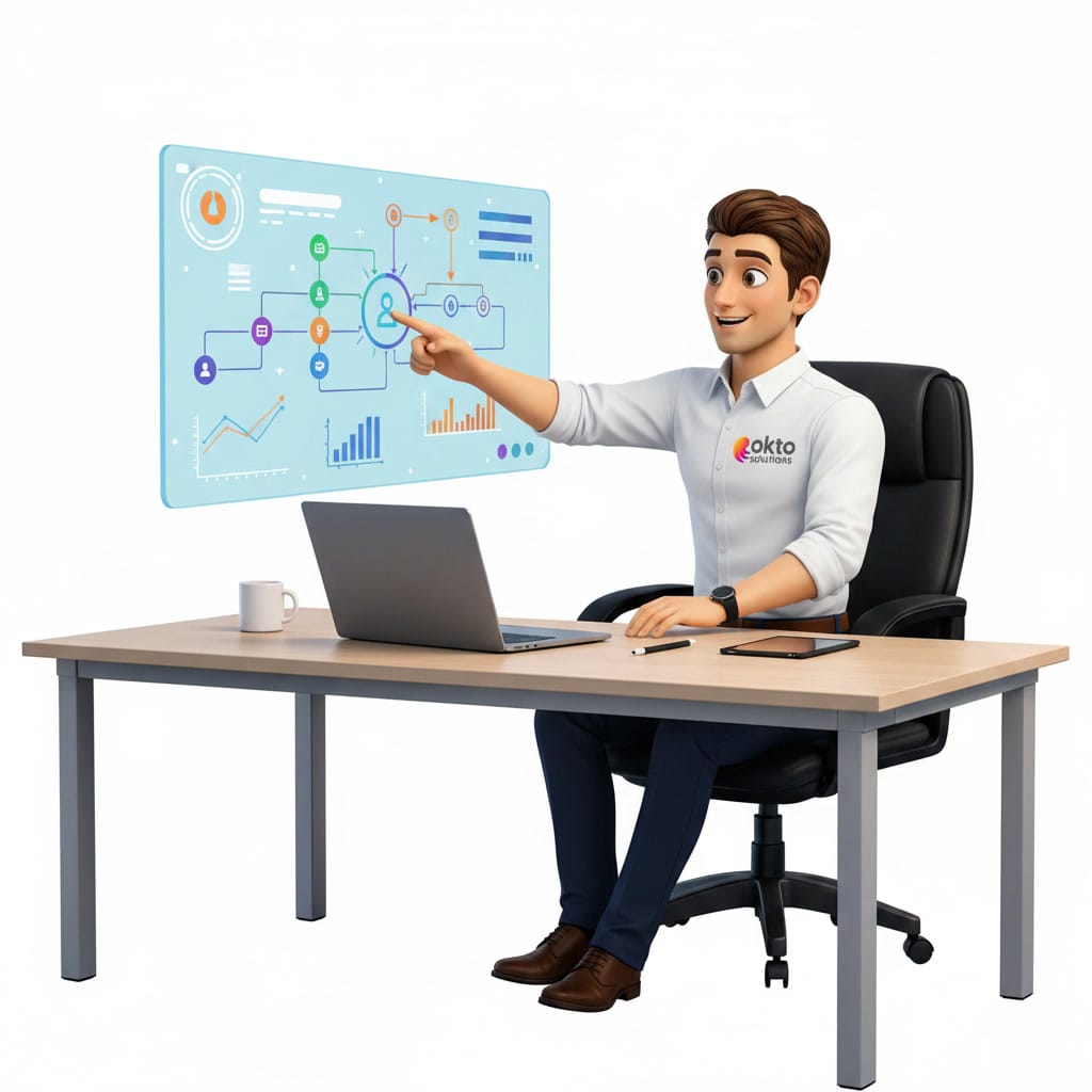 OKTO Solutions présente un plan stratégique à un client