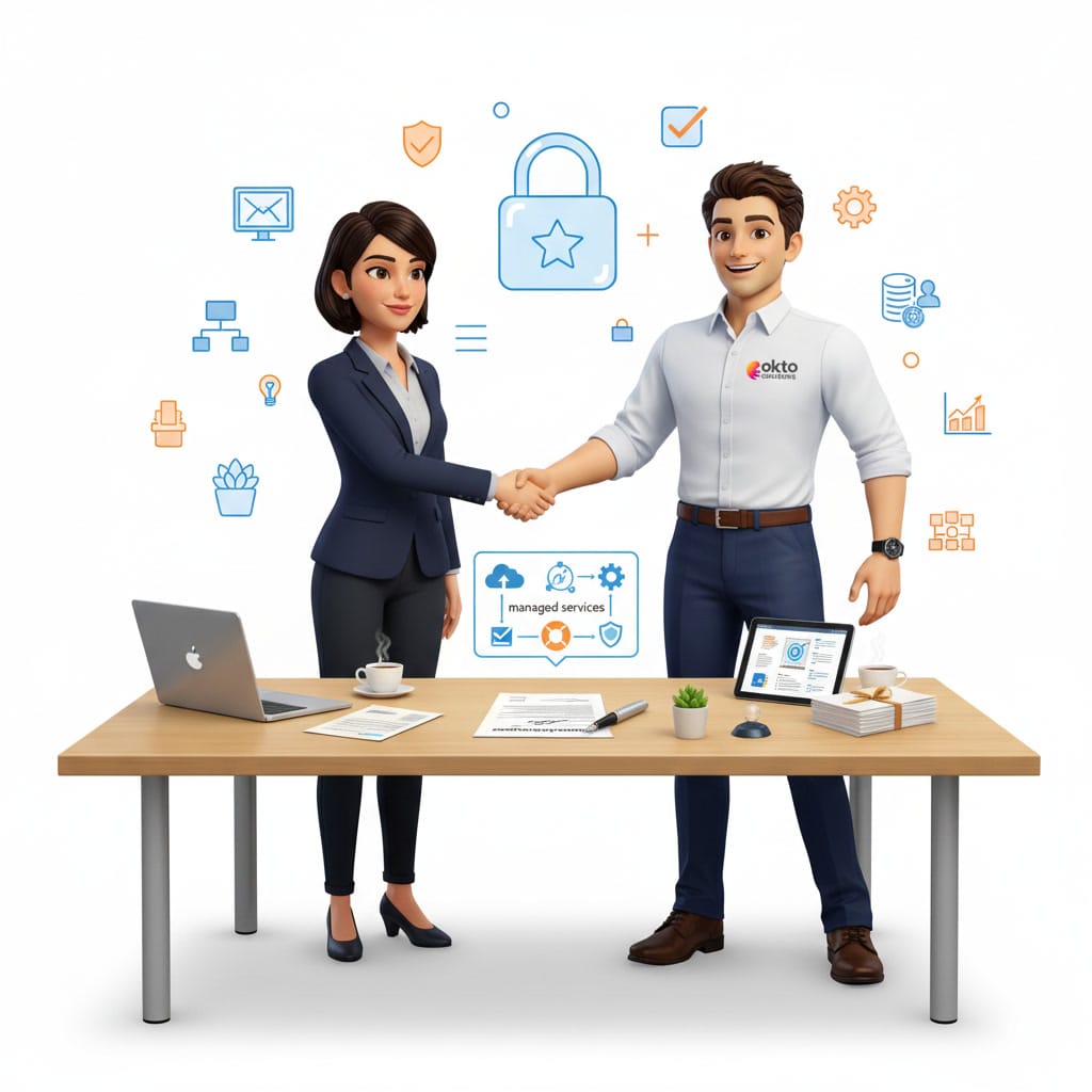 Electronic signature of a service contract for an SME in Quebec